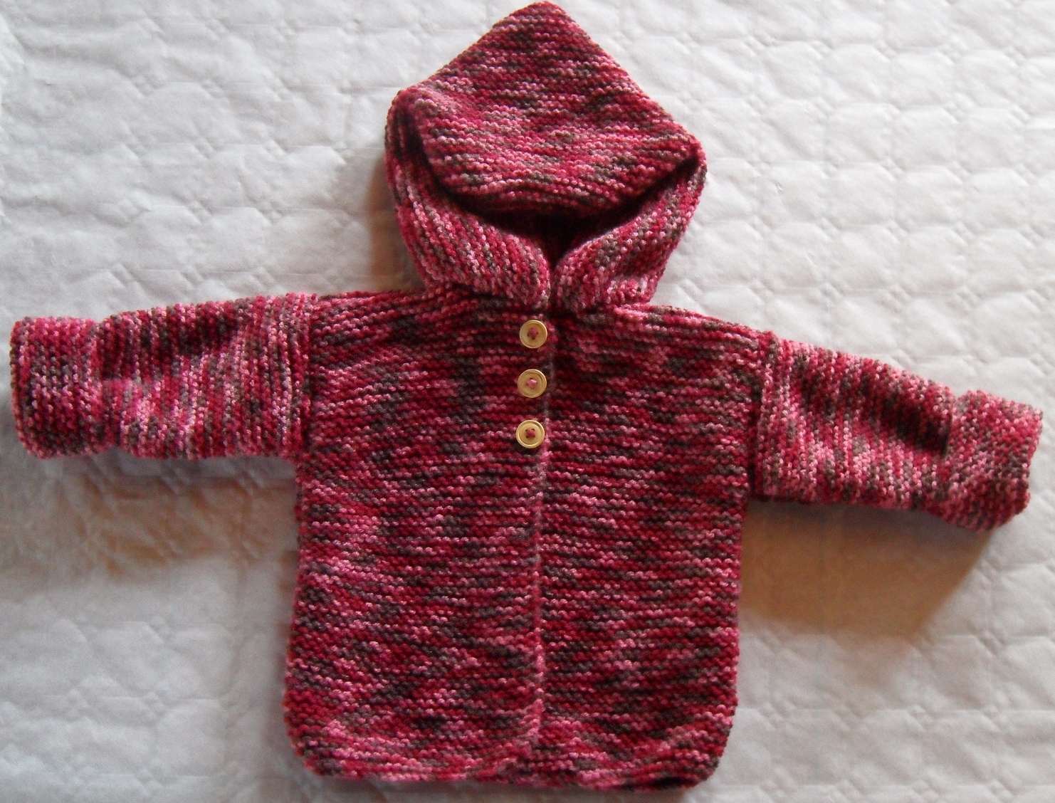 gilet avec capuche au crochet