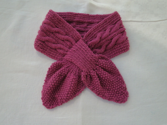 comment tricoter une echarpe feuille